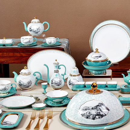 描金中式仿古白酒杯套装酒盅清酒幼酒杯